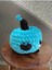 El Yapımı Örgü Mavi Junimo Stardew Valley Oyuncak Amigurumi 2