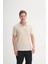 Polo Yaka Bej Erkek T-Shirt 4204 5