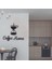 Siyah Ahşap Coffee Home Yazılı Duvar Dekoru-Mutfak Kahve Köşesi Için Dekoratif Tablo 4