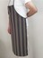 Dikey Çizgili Mutfak Önlüğü, 90 cm, Unisex, Kahverengi, Pamuk Polyester, Şık ve kullanışlı 3