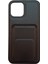 Apple iPhone 12 Pro Max Uyumlu Kartlıklı Stand Özellikli Snx Pu Deri Kılıf 2