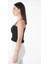 Yazlık Ince Askılı Siyah Eteği Volanlı Triko Croptop/büstiyer 3