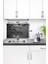 Antrasit Kristal Cam Musluk Arkası Koruyucu 40X60 cm 2