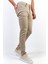 Erkek Bej Slim Fit Esnek Likralı Jean Kot Pantolon HLTHE001966 1
