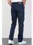 Erkek Lacivert Regular Fit Rahat Kesim Esnek Likralı Denim Jeans Kot Pantolon HLTHE003005 6