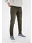 Erkek Koyu Haki Slim Fit Dar Kesim Esnek Likralı Denim Jeans Kot Pantolon HLTHE001986 1