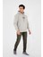 Erkek Koyu Haki Slim Fit Dar Kesim Esnek Likralı Denim Jeans Kot Pantolon HLTHE001986 2