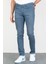 Erkek Mavi Slim Fit Likralı Esnek Taşlamalı Kot Pantolon HLTHE001941 6