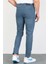 Erkek Mavi Slim Fit Likralı Esnek Taşlamalı Kot Pantolon HLTHE001941 7