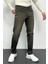 Erkek Ramos Çam Yeşili Regular Fit Likralı Jean Kot Pantolon Dunkles Khaki 33/30 1