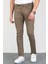 Erkek Açık Camel Slim Fit Dar Kesim Esnek Likralı Denim Jeans Kot Pantolon HLTHE001984 4