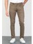 Erkek Açık Camel Slim Fit Dar Kesim Esnek Likralı Denim Jeans Kot Pantolon HLTHE001984 5