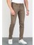 Erkek Açık Camel Slim Fit Dar Kesim Esnek Likralı Denim Jeans Kot Pantolon HLTHE001984 6