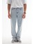 Erkek Baggy Fit Likrasız Rahat Kesim %100 Pamuk Loose Jean Kot Pantolon 5