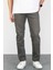 Erkek Açık Haki Regular Fit Rahat Kesim Esnek Likralı Denim Jeans Kot Pantolon HLTHE001910 5