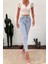 Mavi Kar Kadın Süper Skinny Fit Esnek Likralı Yüksek Bel Denim Jean Kot Pantolon JENNİE-2004 4