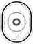 19 cm Oval Ayaklı Cam Sunum Kasesi 2