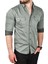 Slim Fit Kolay Ütülenebilir Pamuklu Spor Gömlek Likralı Kot Gömlek 2502505 4