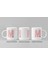 Kişiye Özel M Harfli Pembe Çiçekli Kupa Bardak - Baş Harfe Özel Porselen Mug 300 Ml 2