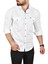Slim Fit Kolay Ütülenebilir Pamuklu Spor Gömlek Likralı Kot Gömlek 2502505 2