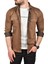 Slim Fit Kolay Ütülenebilir Pamuklu Spor Gömlek Likralı Kot Gömlek 2502505 2