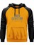 Kiss Logolar ve Imza Sarı Renk Reglan Kol Kapşonlu Sweatshirt 1