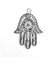 925 Ayar Gümüş Hamsa Hz. Fatima'nın Eli Kolye Ucu 38 mm 3 Gram 1
