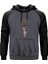 Paradise Lost Gothic Gri Renk Reglan Kol Kapşonlu Sweatshirt 1
