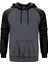 Manga Yazı Gri Renk Reglan Kol Kapşonlu Sweatshirt 1