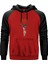 Paradise Lost Gothic Kırmızı Renk Reglan Kol Kapşonlu Sweatshirt 1
