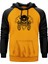 Kovboy Skull Bandana Sarı Renk Reglan Kol Kapşonlu Sweatshirt 1