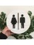 Kadın & Erkek Banyo Dekor Tabelası 1