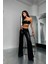 Payetli Wide Leg Pantolon 2