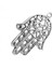 925 Ayar Gümüş Hamsa Hz. Fatima'nın Eli 4 cm 5,3 Gram 1