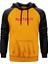 Iron Maiden Red Text Sarı Renk Reglan Kol Kapşonlu Sweatshirt 1