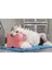 Top Knot Gösterişli Kırmızı Standart Poodle İçin Köpek Tıraş Yastığı Large 1