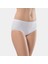 Kadın Ribanalı Dikişsiz 2'li Pamuklu Bikini Külot 234/BEYAZ 2