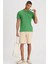 Polo Yaka Tişört Yeşil Erkek Kısa Kol T-Shirt 3
