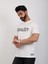Erkek Relaxed Fit Bisiklet Yaka Baskılı Tişört 1
