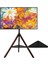 Tripod Tv Standı, 32" ile 75" Tv'ler Için Yükseklik Ayarlı, 180 Derece Dönme Özellikli, Kaymaz Zemin 1