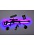 Sniper Bora 12 Isminize Özel Keskin Nişancı Silahı LED Tablo 5 Figür Hediyeli Toplam 6 Parça 70CM 1