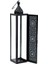 Siyah Metal Kesim Işlemeli Fener 39 cm , Modern Tasarım 3