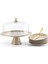 Nour Koleksiyonu 9 Parça Bej Pasta Seti 1