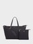 Wanderer Siyah Naylon Seyahat ve Spor Çantası + Pouch 1
