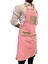 Pembe Trend Önlük Cafe Restoran Ayarlanabilir Askılı Önlük Model 4