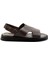 Kahve Leather Erkek Sandalet E05557240643 1