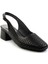 Siyah Leather Kadın Klasik Topuklu Ayakkabı K01531252103 2