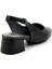 Siyah Leather Kadın Klasik Topuklu Ayakkabı K01531252103 3