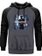 Uncharted 4 Nathan Drake Poster Gri Renk Reglan Kol Kapşonlu Sweatshirt 1
