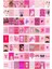 Pembe Soft 70'li Poster Duvar Kağıdı Seti 1